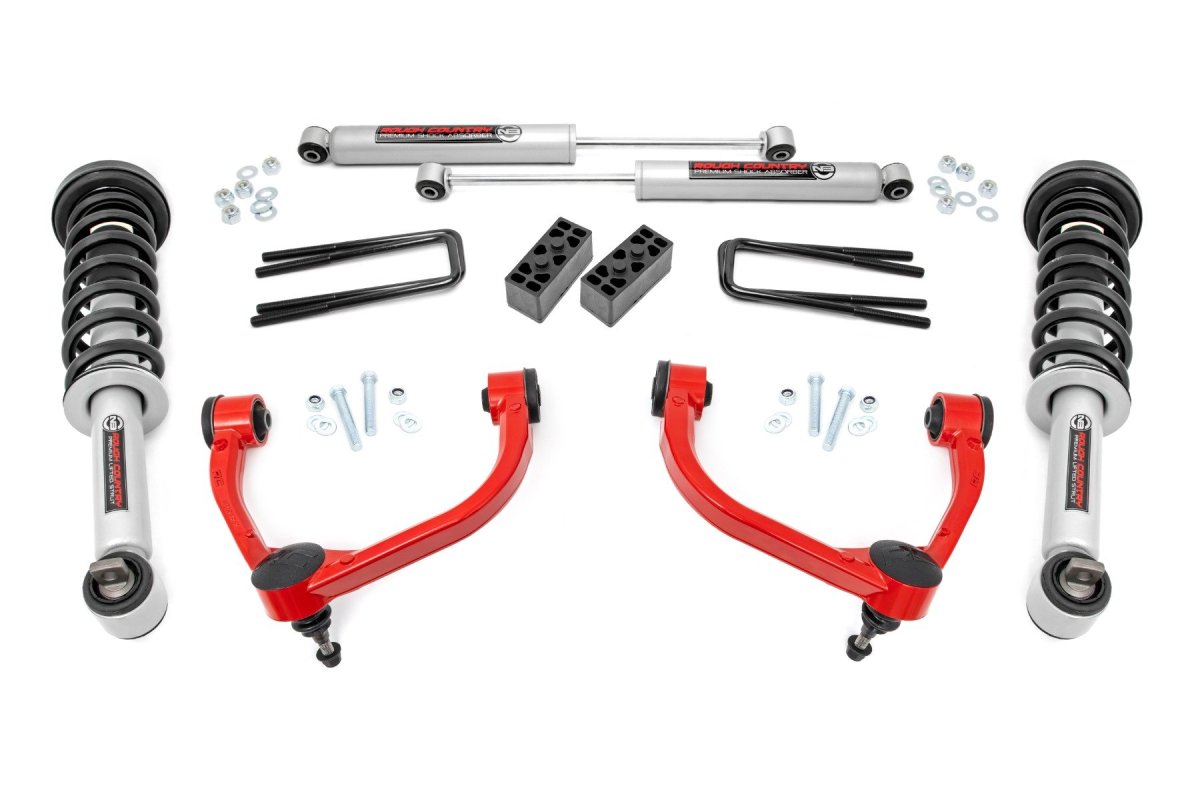 Ford F-150 Suspension Lift Kit - Rough Country - 3 Inch Lift Kit | N3 Struts - '14-'20